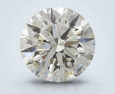 4.01ct K SI2 Excellent Cut Round Diamond