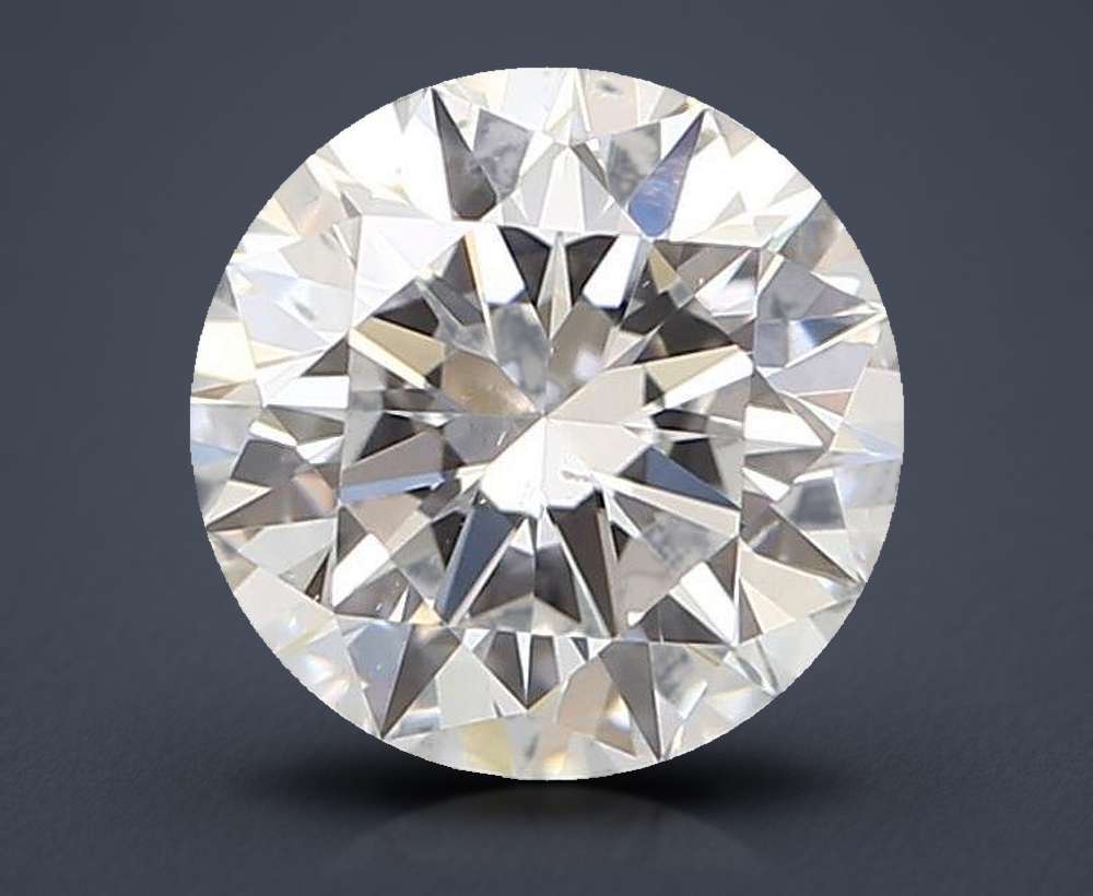 0.70ct D SI1 Rare Carat Ideal Cut Round Diamond