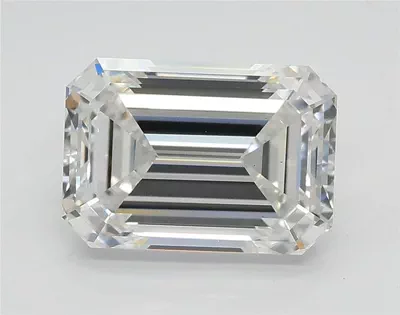 2.07ct D VS2 Rare Carat Ideal Cut Emerald Lab Grown Diamond