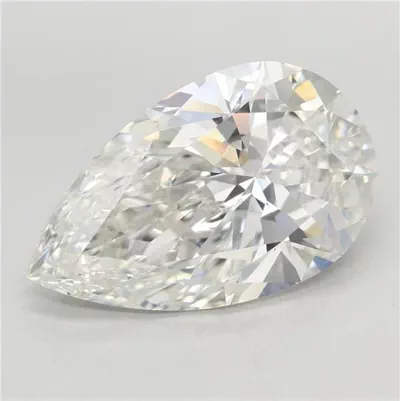 7.08ct G VVS2 Rare Carat Ideal Cut Pear Lab Grown Diamond