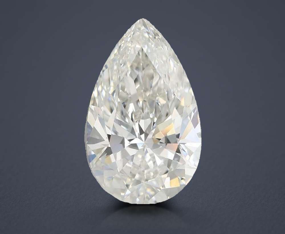 7.08ct G VVS2 Rare Carat Ideal Cut Pear Lab Grown Diamond