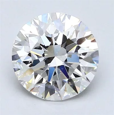 2.01ct F SI1 Rare Carat Ideal Cut Round Diamond