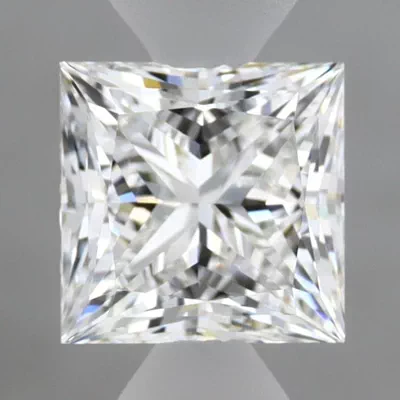 1.40ct E VVS2 Rare Carat Ideal Cut Princess Lab Grown Diamond