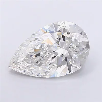 5.02ct F VVS2 Rare Carat Ideal Cut Pear Lab Grown Diamond