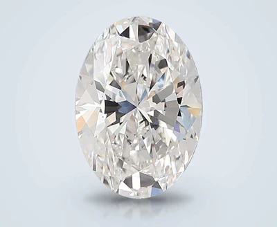 3.08ct F VS1 Rare Carat Ideal Cut Oval Lab Grown Diamond