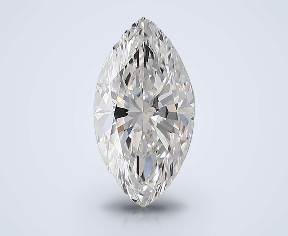 2.02ct D VVS2 Rare Carat Ideal Cut Marquise Lab Grown Diamond