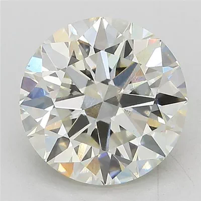 3.02ct J VS1 Excellent Cut Round Lab Grown Diamond