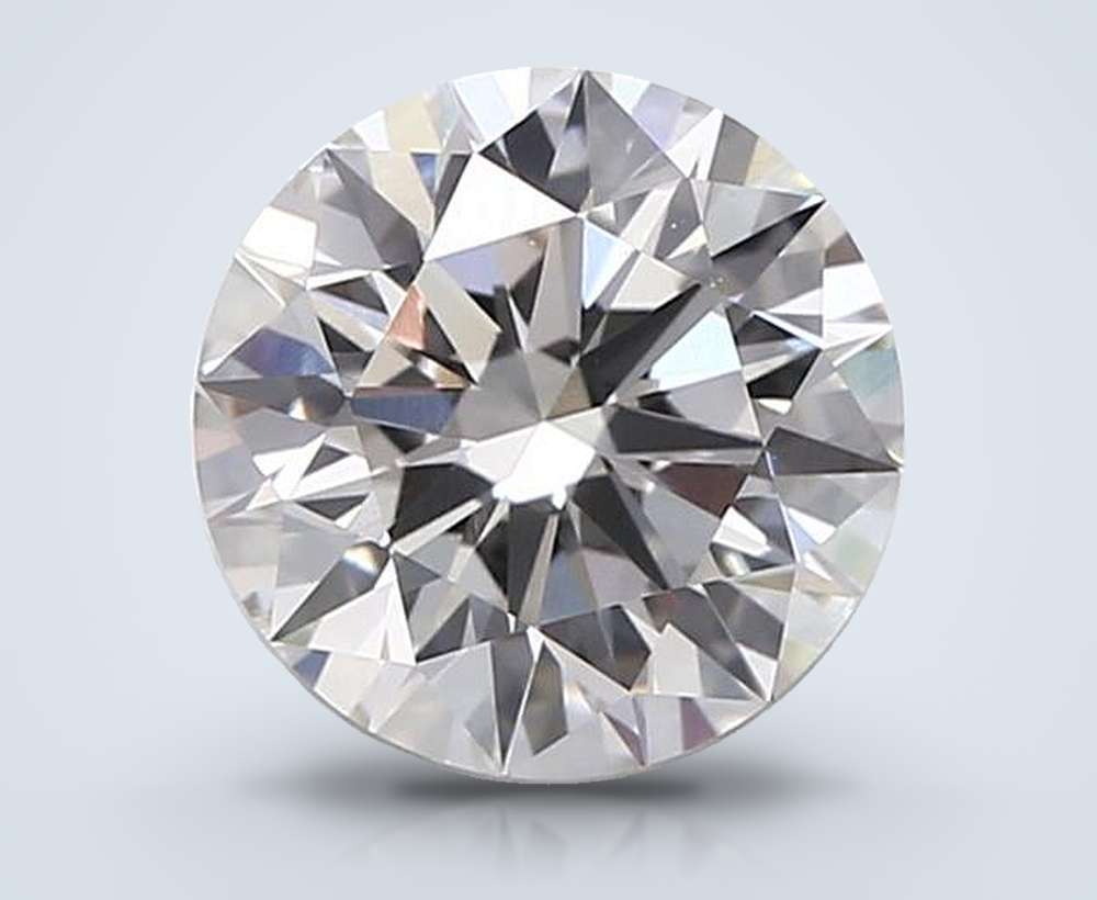 2.10ct G VS1 Rare Carat Ideal Cut Round Lab Grown Diamond