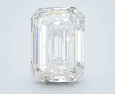 3.52ct F VS2 Rare Carat Ideal Cut Emerald Lab Grown Diamond