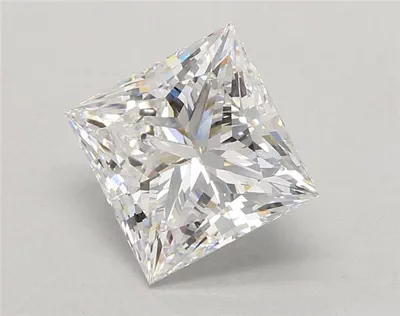 4.06ct E VS1 Rare Carat Ideal Cut Princess Lab Grown Diamond