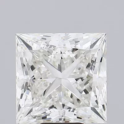 10.08ct G VVS2 Rare Carat Ideal Cut Princess Lab Grown Diamond