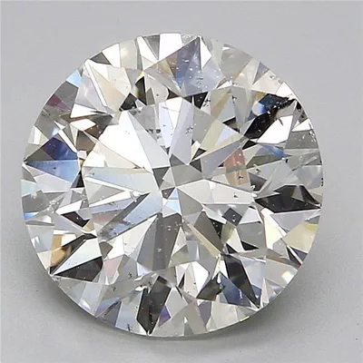 4.01ct J SI1 Rare Carat Ideal Cut Round Diamond