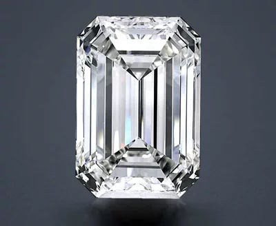 11.06ct I VS1 Rare Carat Ideal Cut Emerald Diamond