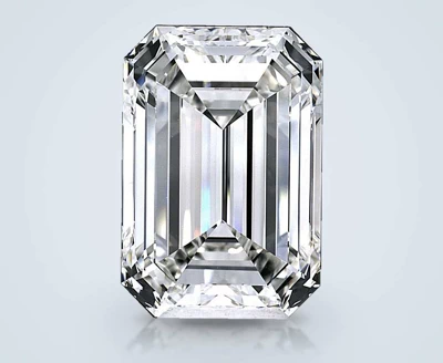11.06ct I VS1 Rare Carat Ideal Cut Emerald Diamond