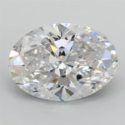 3.07ct E VS1 Rare Carat Ideal Cut Oval Lab Grown Diamond