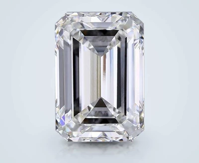 12.03ct G VS1 Rare Carat Ideal Cut Emerald Lab Grown Diamond