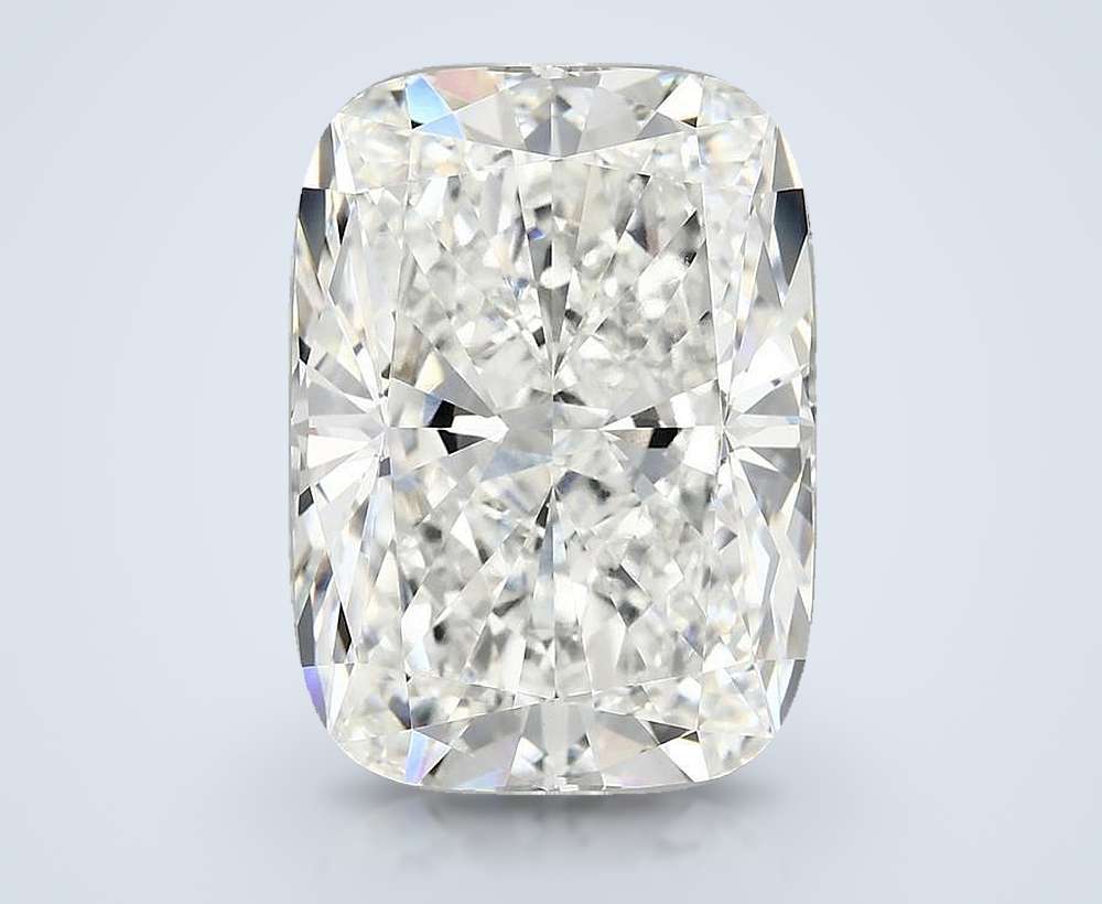 9.58ct F VVS2 Rare Carat Ideal Cut Cushion Lab Grown Diamond