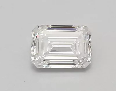 0.65ct D VS1 Rare Carat Ideal Cut Emerald Lab Grown Diamond