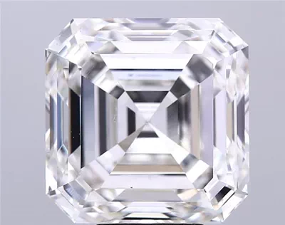 8.51ct G VS1 Rare Carat Ideal Cut Asscher Lab Grown Diamond