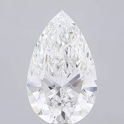 10.07ct F VVS2 Rare Carat Ideal Cut Pear Lab Grown Diamond