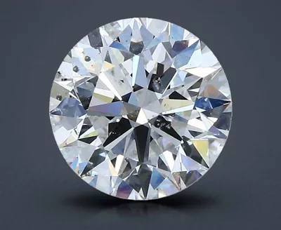2.70ct F SI2 Rare Carat Ideal Cut Round Diamond