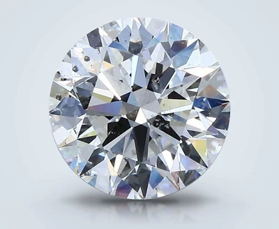 2.70ct F SI2 Rare Carat Ideal Cut Round Diamond