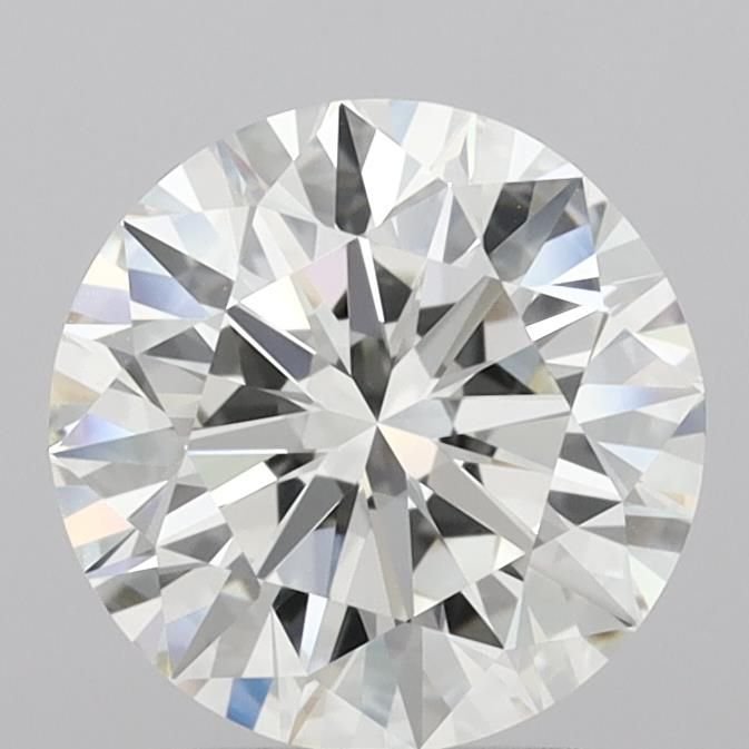3.01ct H VVS1 Rare Carat Ideal Cut Round Diamond