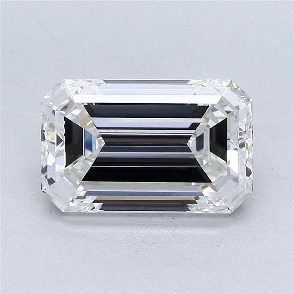 3.50ct G VVS1 Rare Carat Ideal Cut Emerald Diamond