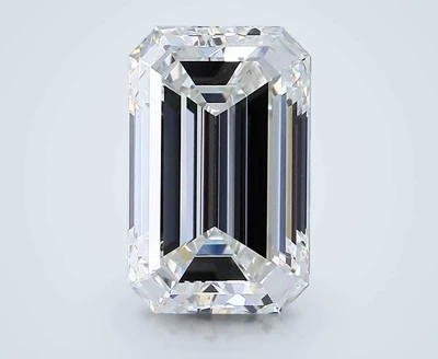 3.50ct G VVS1 Rare Carat Ideal Cut Emerald Diamond