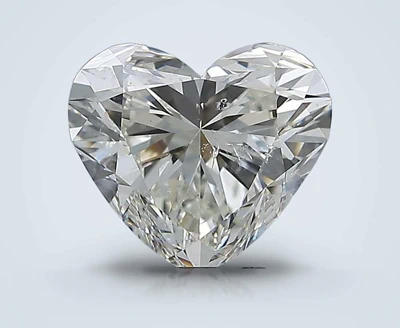 2.00ct K SI2 Rare Carat Ideal Cut Heart Diamond
