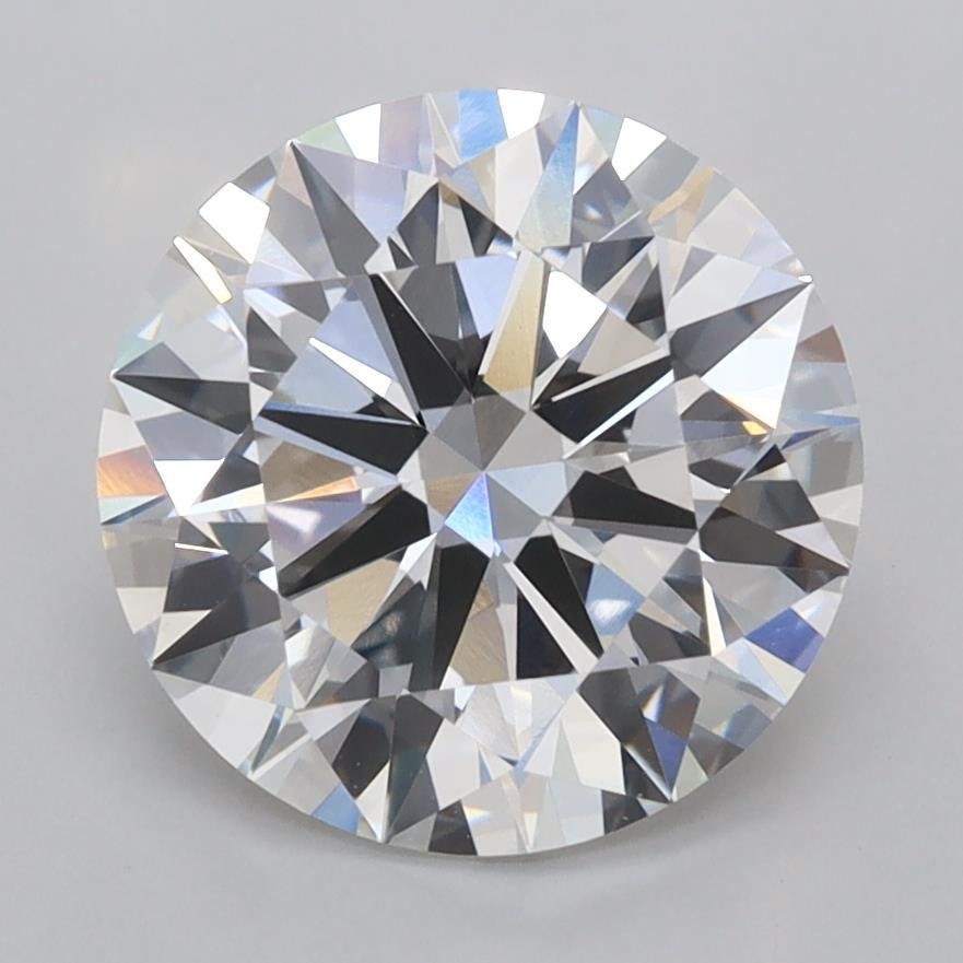 3.03ct F VVS1 Rare Carat Ideal Cut Round Lab Grown Diamond