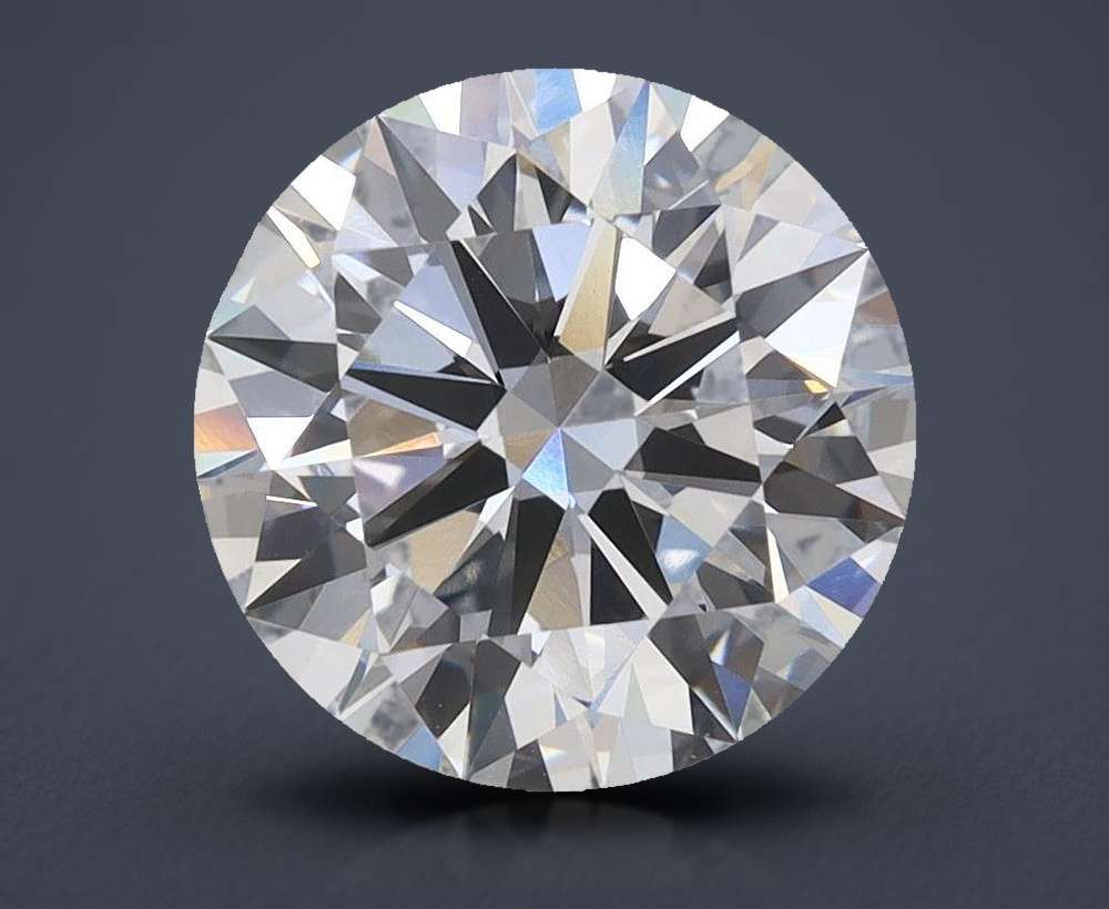 3.03ct F VVS1 Rare Carat Ideal Cut Round Lab Grown Diamond