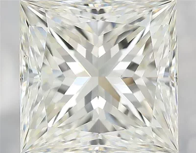 4.02ct J VS1 Rare Carat Ideal Cut Princess Diamond