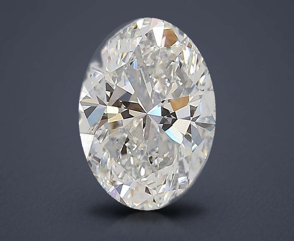 1.53ct D VVS2 Very Good Cut Oval Lab Grown Diamond