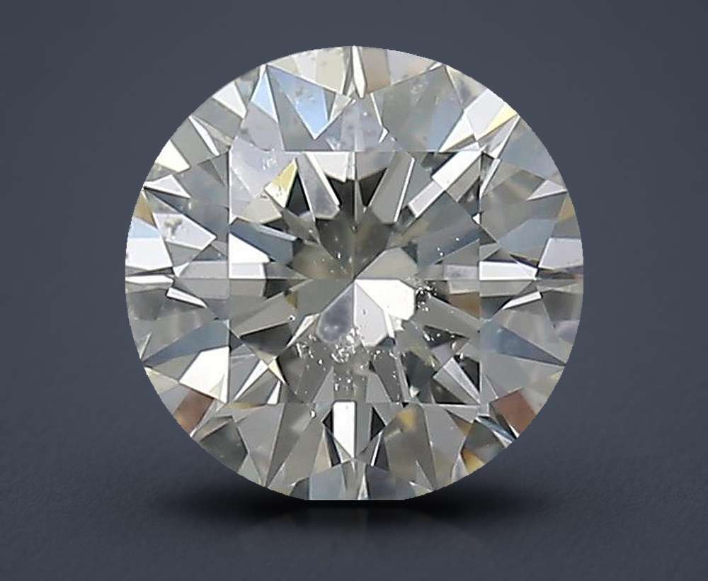 1.52ct J SI2 Rare Carat Ideal Cut Round Diamond