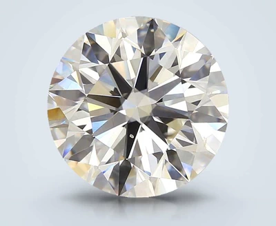 5.01ct J SI1 Rare Carat Ideal Cut Round Diamond