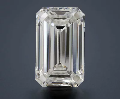 15.06ct F VVS2 Rare Carat Ideal Cut Emerald Lab Grown Diamond
