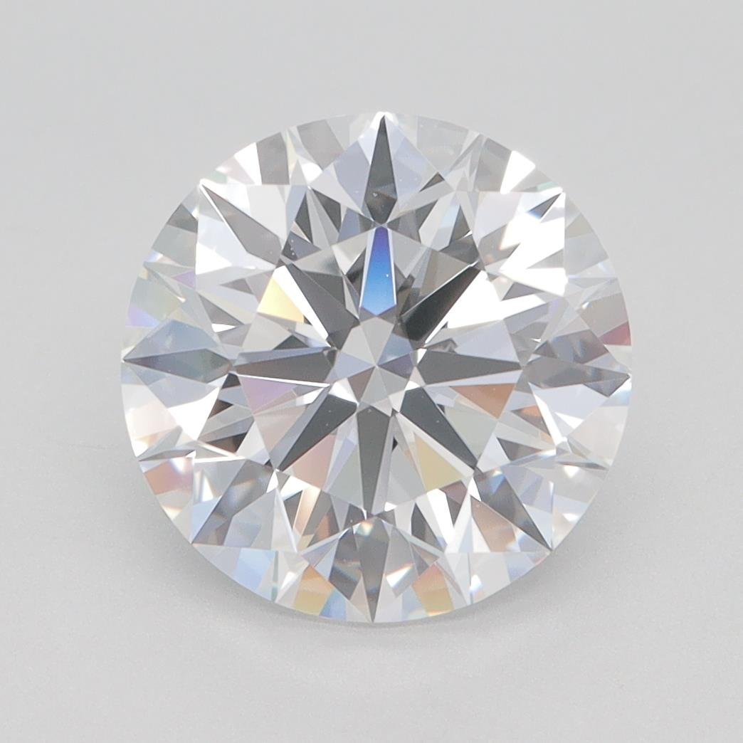 3.26ct D VVS1 Rare Carat Ideal Cut Round Lab Grown Diamond