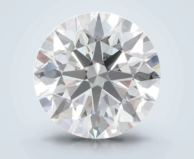 3.41ct D VS1 Rare Carat Ideal Cut Round Lab Grown Diamond
