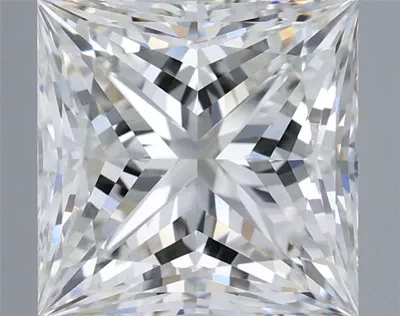 5.07ct H VS1 Rare Carat Ideal Cut Princess Lab Grown Diamond