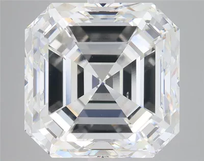10.02ct F VS2 Very Good Cut Asscher Lab Grown Diamond