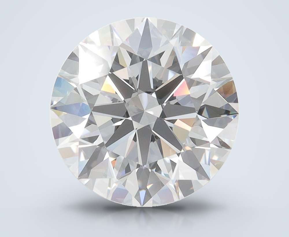 4.02ct D FL Rare Carat Ideal Cut Round Lab Grown Diamond
