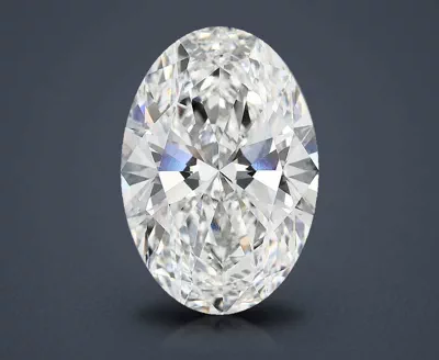 11.83ct F VVS2 Rare Carat Ideal Cut Oval Lab Grown Diamond
