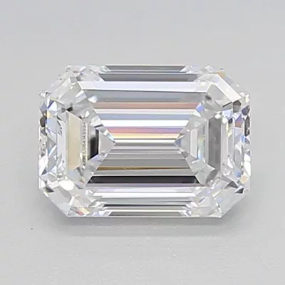 1.08ct D VVS1 Rare Carat Ideal Cut Emerald Lab Grown Diamond