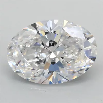 2.00ct D VS1 Rare Carat Ideal Cut Oval Lab Grown Diamond