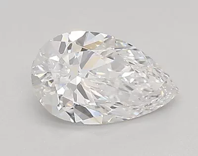 0.64ct D VVS2 Rare Carat Ideal Cut Pear Lab Grown Diamond