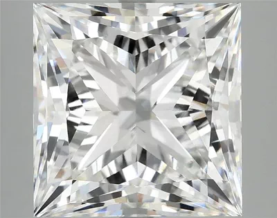 8.20ct E VVS2 Rare Carat Ideal Cut Princess Lab Grown Diamond