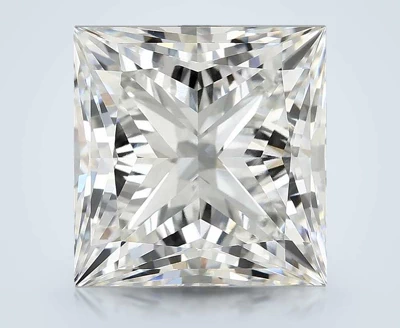 8.20ct E VVS2 Rare Carat Ideal Cut Princess Lab Grown Diamond