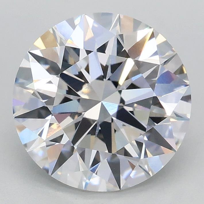 2.09ct D VVS2 Rare Carat Ideal Cut Round Lab Grown Diamond
