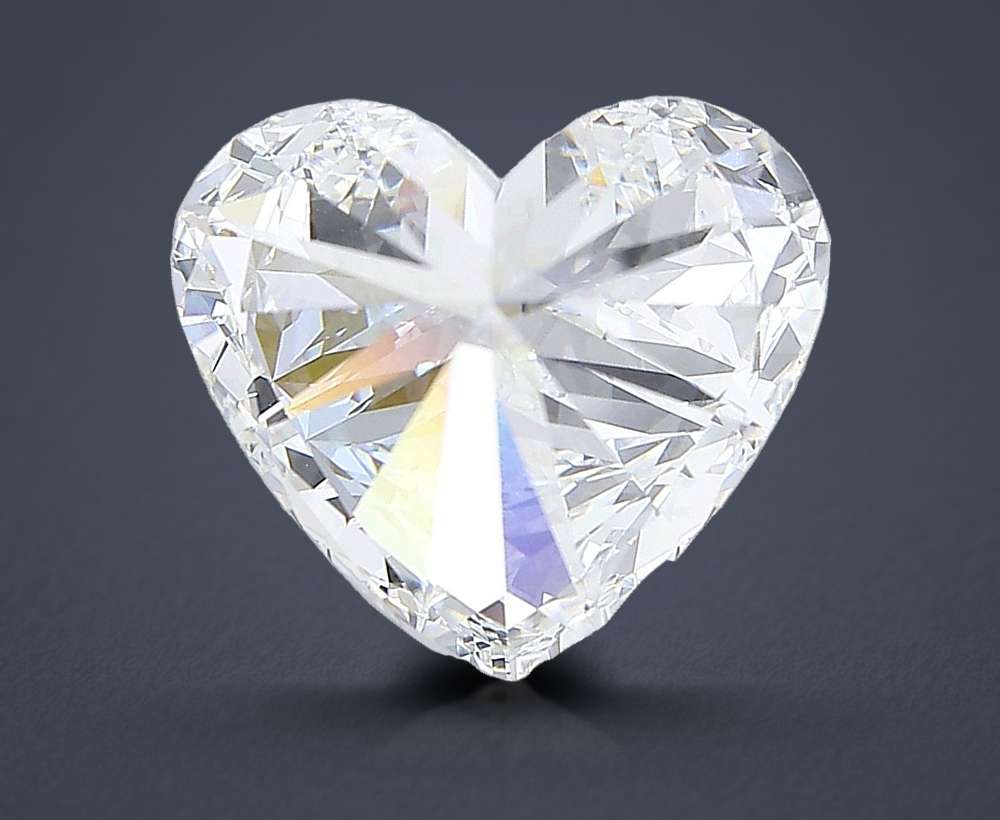 10.07ct E VS1 Rare Carat Ideal Cut Heart Lab Grown Diamond